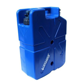 Blue LifeSaver Jerrycan shown at an angle
