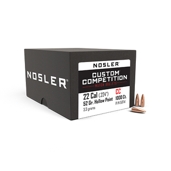 Nosler Custom Competition Kulor – 22 Caliber 52 gr (1000 st)