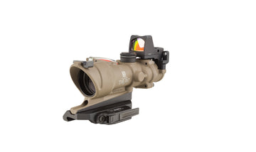 Trijicon ACOG 4x32 mm TA31 – 3.25 MOA Red Crosshair Backup Iron Sights Fiber/Tritium