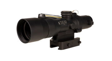 Trijicon ACOG 3x30 mm TA33 – Dual Illuminated Amber Chevron 7.62x51mm/175gr. Ballistic Mount with Trijicon Q-LOC™ Technology Fiber/Tritium