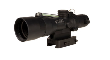 Trijicon ACOG 3x30 mm TA33 – Dual Illuminated Green Crosshair .223/69gr. Remington Ballistic Mount with Trijicon Q-LOC™ Technology Fiber/Tritium