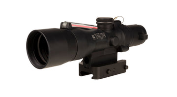Trijicon ACOG 3x30 mm TA33 – Dual Illuminated Red Chevron .223/62gr. Ballistic Mount with Trijicon Q-LOC™ Technology Fiber/Tritium