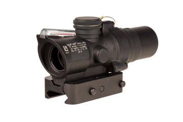 Trijicon ACOG 1.5x16 mm TA44 – 2 MOA Dual Illuminated Red Ring & 2 MOA Center Dot Mount with Trijicon Q-LOC™ Technology Fiber/Tritium