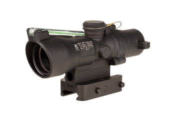 Trijicon ACOG 3x24 mm TA50 – Dual Illuminated Green Chevron 400-440+ fps Bolt Drop Mount with Trijicon Q-LOC™ Technology Fiber/Tritium