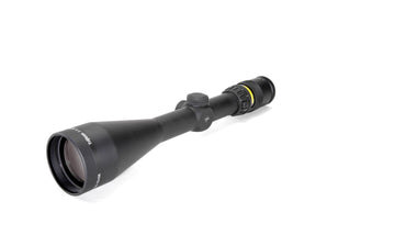 Trijicon AccuPoint 2.5-10x56 mm TR22 – Standard Duplex Crosshair Amber Dot Fiber/Tritium