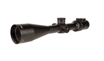 Trijicon AccuPoint 5-20x50 mm TR33 – Second Focal Plane (SFP) Riflescope Standard Duplex Green Dot Fiber/Tritium